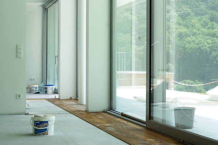 In diesem Haus werden 200 m² Landhausdiele der WF-Collection in der Farbe mocca, Oberfläche gebürstet und naturgeölt mit 4-seitiger Fase verbaut. 